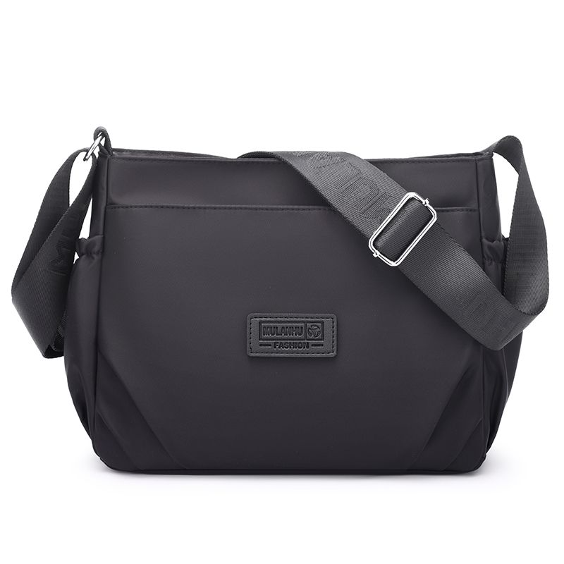 

Сумка-мессенджер из ткани Оксфорд для женщин 2025 Новые сумки Большая вместимость Много отделений Легкая наплечная сумка Модная холщовая сумка Pastoral 603 Black