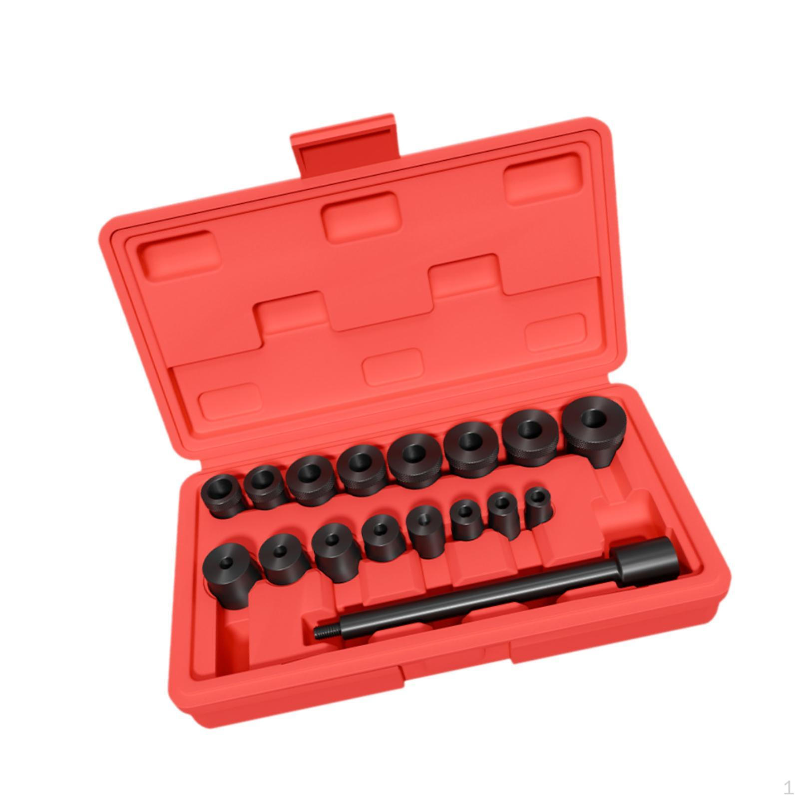 Clutch Alignment Aligner Tool Set Drive Plate Aligning Maintenance Accessory with Storage Box