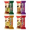 Amano Foods Nyumen 12 Servings Assorted Set with Domestic Dried Instant Japanese Style Noodles Freeze-Dried Noodles, (4 Varieties), Vegetables,
