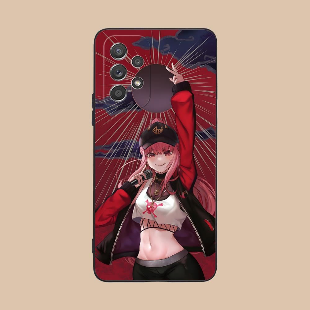 Holo Mori Calliope Matte TPU Mobile Phone Case for Samsung Galaxy A56 55 54 53 52 51 36 35 34 23 16 15 5G Colorful Cover