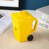 3D Trash Can Design Ceramic Coffee Mugs 400ml Creative Kitchen Cup Garbage Can Shape Mugs For Home Office Gift