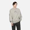 Evisu Aw23 Multi Logo Embroidered Letter Round Neck Pullover Oversized Sweatshirt Men sweatshirt Light-Brown 2EAGNM3SW5150OSCT
