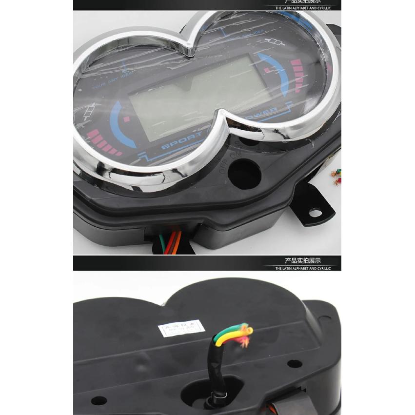 Electric Tricycle Instrument LCD Speed and Electricity Display 60v72v Instrument Odometer