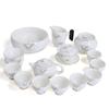 High-end suet jade kung fu tea set, high-end gifts for customers, company business gifts