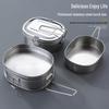 Sweet Elegant Double-Layer 304 Stainless Steel Lunch Box