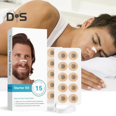1 Set di Strisce Nasali Magnetiche per Respirazione, Respirazione Migliore, Anti-russamento, Magnete Nasale, Uomini e Donne, Miglioramento del Sonno, Dilatatore Nasale per la Respirazione