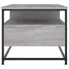 Coffee Table Gray Sonoma 100x51x45 cm Particleboard