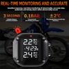 Motorcycle TPMS Tire Pressure Sensor Tyre Pressure Monitoring System External Sensor for Motorbike Autobike Scooter Motor TMPS