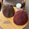 Retro Old Suede Forward Hat Men's and Women's Season Literary British Newsboy Hat Fashion Casual Beret