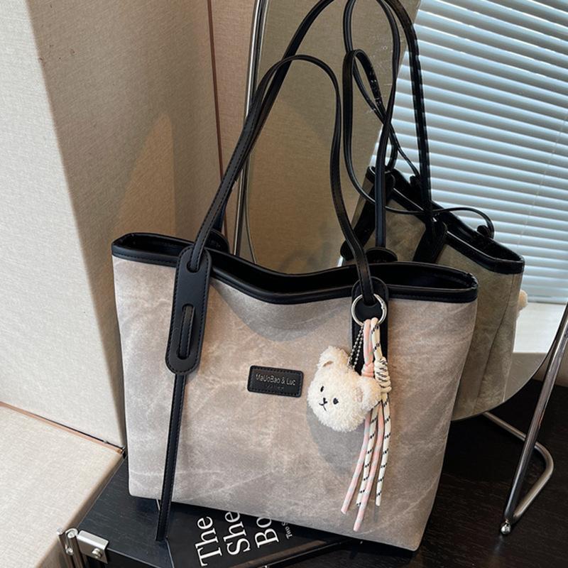 Retro Large-capacity Tote Bag Fashionable and High-quality Single-shoulder Bag Simple and Elegant Commuting Bag