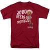 Major League - Jobu Needs A Refill -  Unisex Short Sleeve Children's T-shirt - Red