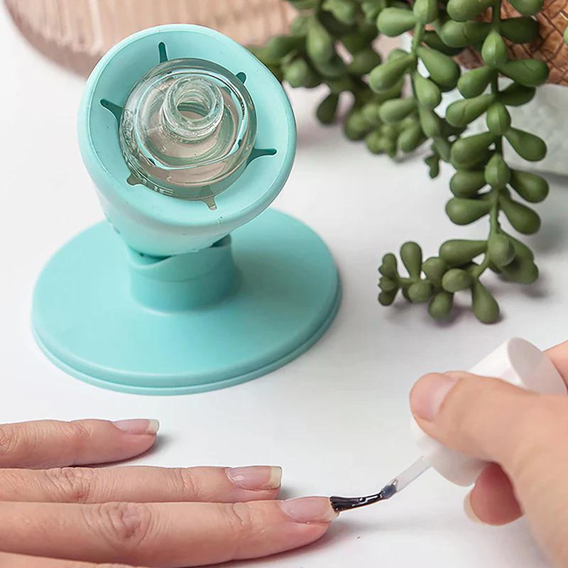 Tool Silicone Nail Polish Holder Art Bottle Stand Diy Salon Accessories For Home And Professional Use