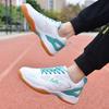 Pantofi de tenis noi, respirabili, care absorb șocuri pentru bărbați și femei, pantofi de badminton cu fund plat, tenis de masă ușoare și pantofi de sport pentru badminton