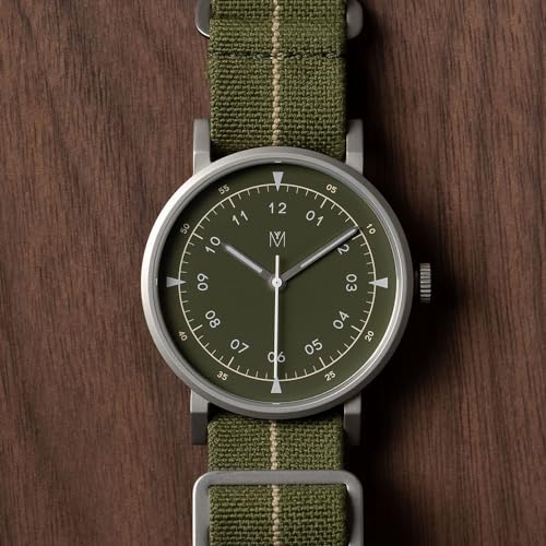 [Official Shop] Maven Watches 34mm THE URBAN SCOUT SERIES Minimalist Fashion Watch (MUS-06 OLIVE P 34MM)