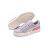 Puma Suede Classic Casual Low-Top Kids Skate Shoes Kids Sneaker Khaki Purple Pink 365073-27