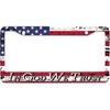 Personalise In God We Trust Christian License Plate Frames Car Universal Accessories Stainless Steel License Plate Cars Decor Screw Caps Fits