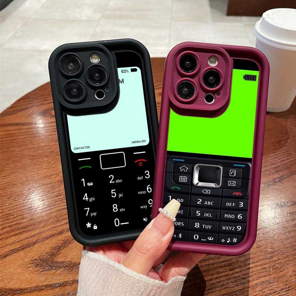 Ae95 Retro Phone Design Art Protective Phone Cases for iPhone 13 14 15 Pro Max XR Infinix Hot 40i 30i Tecno Camon 30 20 Pro Angel Eyes TPU Back Cover