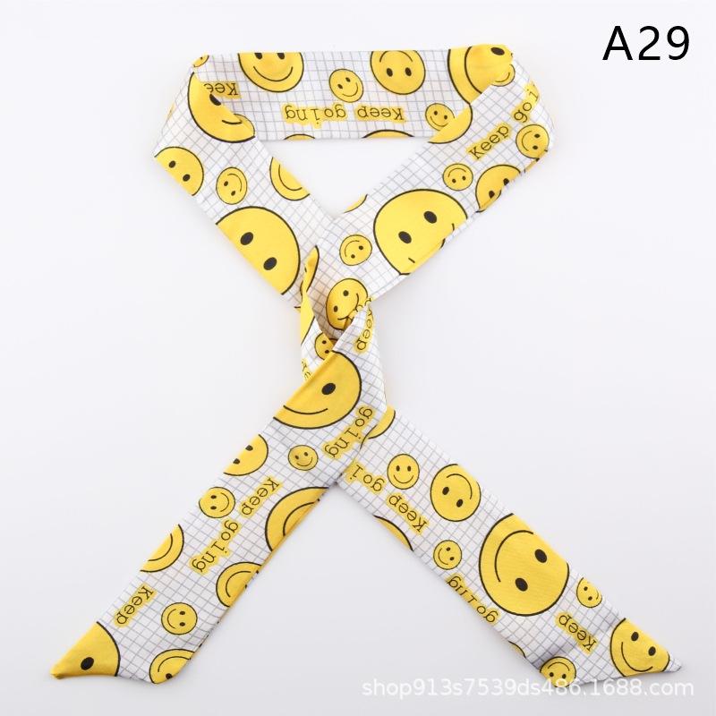 Silk Scarves Versatile Tied Bags, Long Strips, Small Silk Scarves, Bows, Headbands, Streamers, Gift Boxes, Gift Straps.