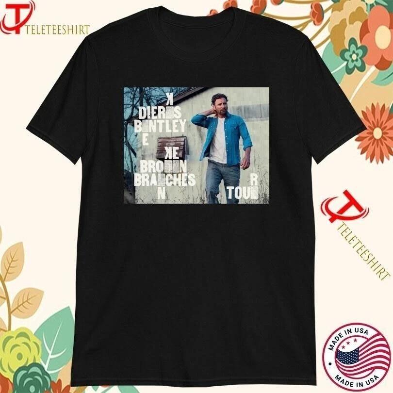 

Dierks Bentley The Broken Branches Tour 2025 With Zach Top Shirt S-5XL Q7417 3XL
