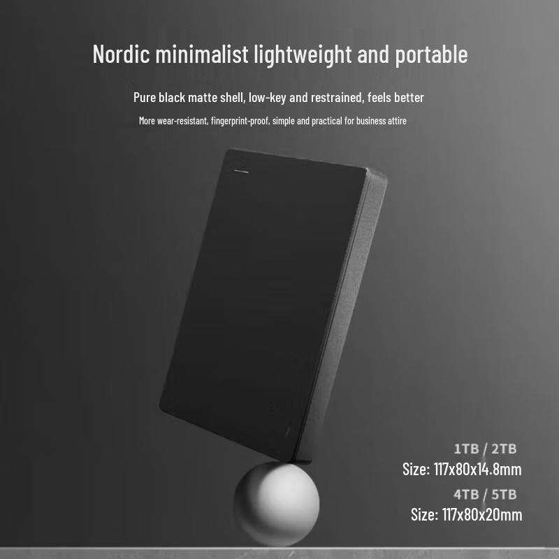 Bipark 1TB Portable External Hard Drive