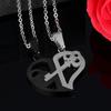 Her Matching Puzzle Stainless Steel Couples
