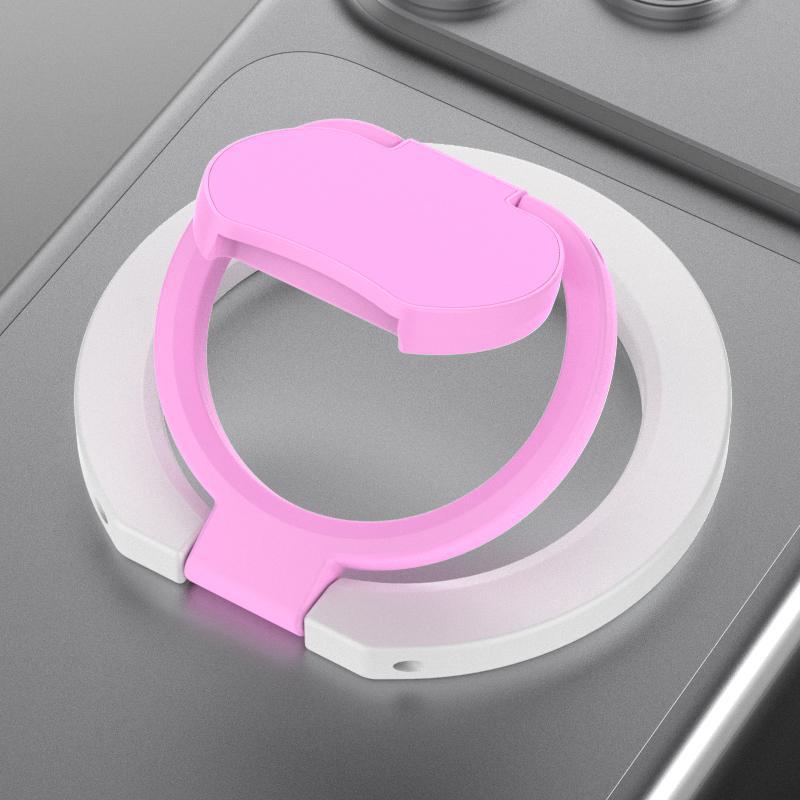 Dual Ring Magnetic Phone Stand Foldable 360 Rotation Magsafe Ring Holder Cute Colorful Portable Phone Grip