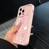 Pink Heart Happy Smiling Face Printed Phone Case For iPhone 17 Pro Max 16 15 14 13 12 11 XS X XR 16e Silicone Soft Cover