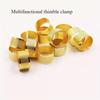 10 multi-functional convenient sewing thimble hoop sewing tools golden thimble hoop