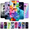 For Samsung S9 / S8 Plus Case TPU Soft Silicone Cute Cat Back Phone Cases for Samsung Galaxy S9+ / S8 Cover Black Bumper S 8 Bag