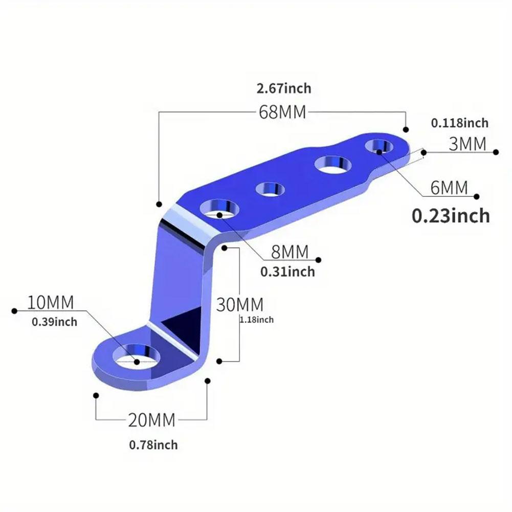 Motorrad LED Scheinwerfer Halterung Rückspiegel Lampe Scheinwerfer Verlängerung Halter Clamp Motorrad Zubehör