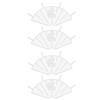 4Pcs/Set Bike Rear Seat Plastic Protective Net Safety Kids Foot Guard for Bike Protective Net