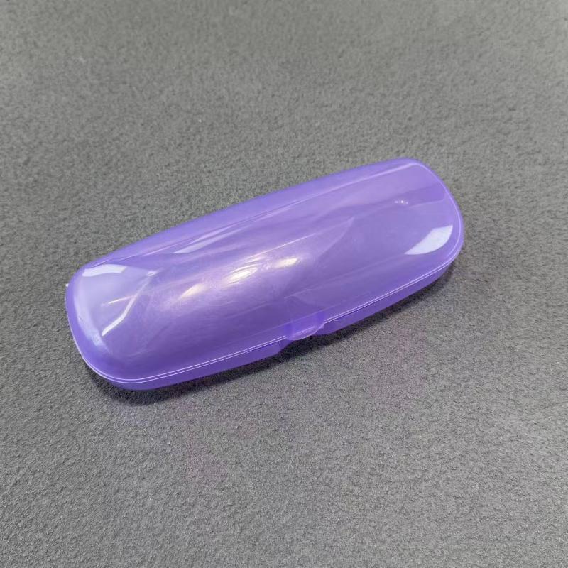Plastic Glasses Protective Case Universal Size Portable Hard Eyeglasses Box Fit Most Sunglasses Reading Glasses for Commute Hiking