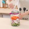 Adjustable Kimchi Jar Pressure Device Plastic Pickle Jar Press Sturdy   Hot Sauce