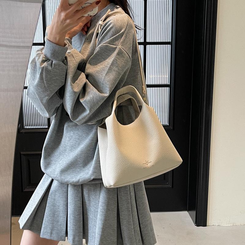 Tasche mit großem Fassungsvermögen Damentasche Neue Mode Schulter Messenger Weiche Tasche