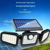 Waterproof Solar LED Motion Sensor Wall Lamp for Indoor/Outdoor Garden Pathway Illumination
