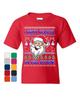 Ich glaube auch nicht an dich Jugend Kinder Jungen T-Shirt Weihnachten Xmas Weihnachtsmann Hässliches Kinder T-Shirt