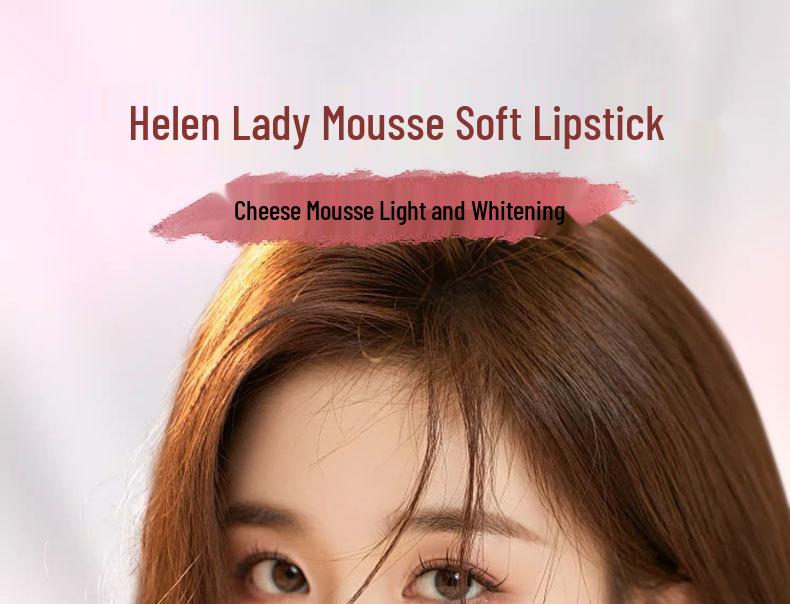 Helen Li Long-Lasting Moisturizing Lipstick: Hydrating, Waterproof, No Fade or Transfer, Whitening Lip Balm