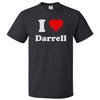 I Love Darrell T Shirt I Heart Darrell Tee