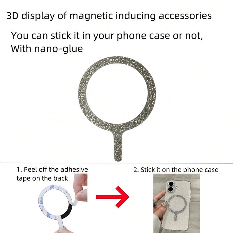 Luxury Glitter for Magsafe Magnetic Phone Case for 17 16 15 14 12 13 15 Pro Max Plus 17 Air Wireless Charging Soft Cover