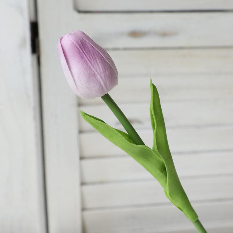 10/5Pcs Artificial Tulips Flower Real Touch Fake Faux Pu Tulips Flower Arrangement Wedding Bouquet Mother'S Day Gift Home Decor