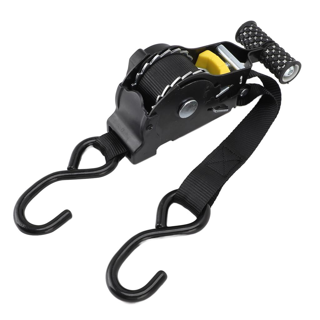 Einziehbarer Ratsche Zurrgurt 3m 679kg Bruchlast Selbstaufrollendes Spanngurt für LKW Ladung Anhänger ATV SxS