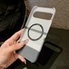 Luxury Slim Carbon Fibre Texture Magnetic Charging Case For Google Pixel 11 10 9 Pro XL 9A 8 7 Pro Half-pack Protect Phone Cover