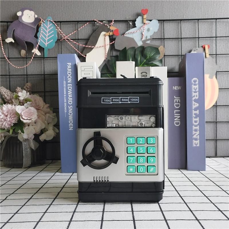 Creative Kids' ATM Piggy Bank with Automatic Money Rolling Feature