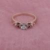 585 Rose Gold Patterned Ring For Women Fashion Jewelry