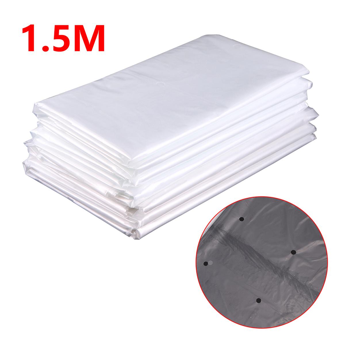 

Transparent Perforated Film Garden Plant Flower Seed Protection Cover Breathable Greenhouse Weed Control Pre-Punched Hole Film Length 1m