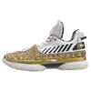 Li Ning WOW 7 Basketballschuhe Herren Niedriger Schaft Gold/Weiß ABAN079-37