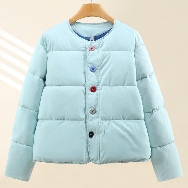 Fashion Winter Short Coat Female Warm Parkas Single Breasted Thick Loose Women Jackets