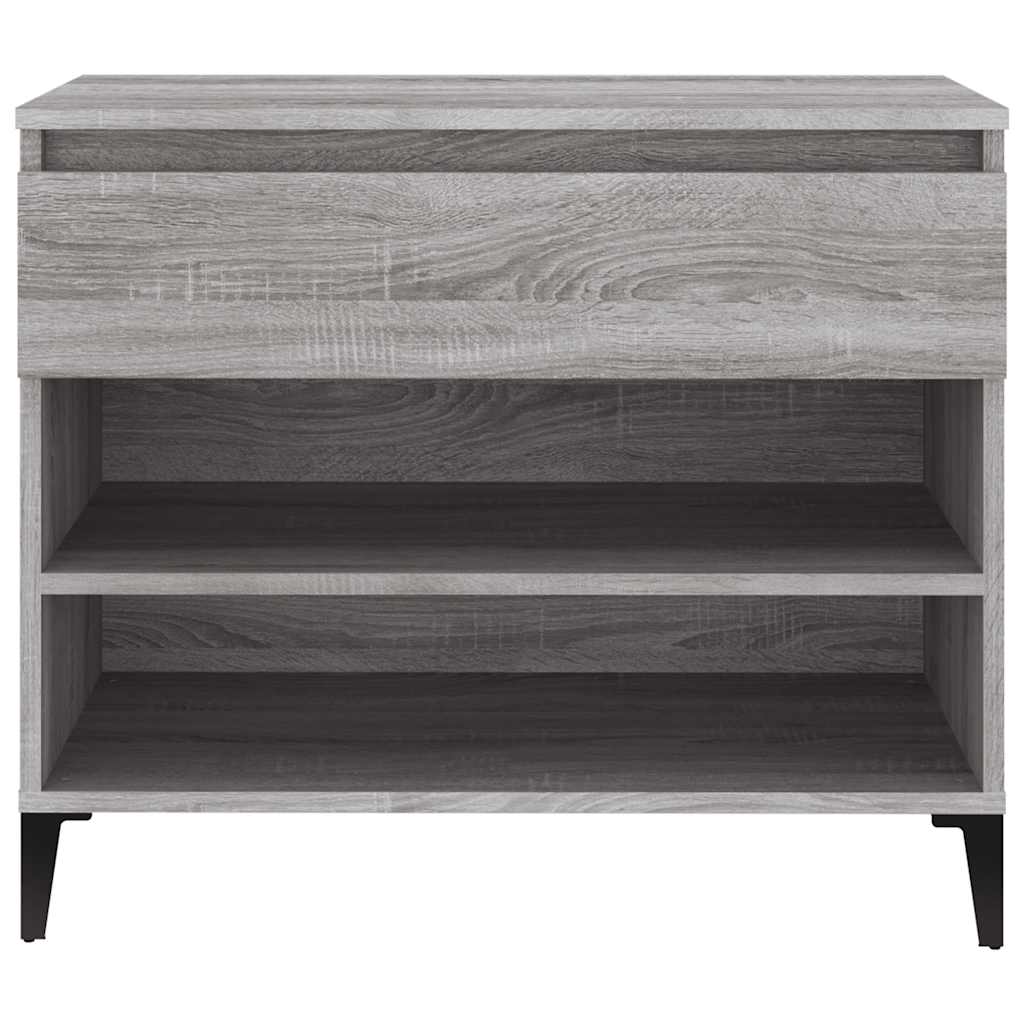 Shoe Rack Gray Sonoma 70 x 36 x 60 cm Engineered Wood
