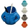 Down Jacket Pen Holder Desk Organizer Compact Storage Box for Pens Pencils Markers Creative Classroom Desk Accessory Student Gift