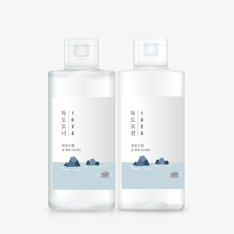ROUND LAB 1025 Dokdo Toner 200ml + Lotion 200ml Special Set
